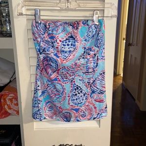 Iily Pulitzer strapless top